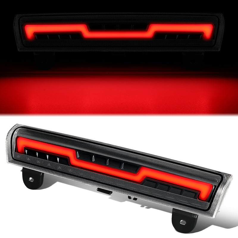 Nuvision Lighting, 00-06 Chevy Suburban 1500 2500 Tahoe Sequential LED Bar 3rd Brake Light - Chrome