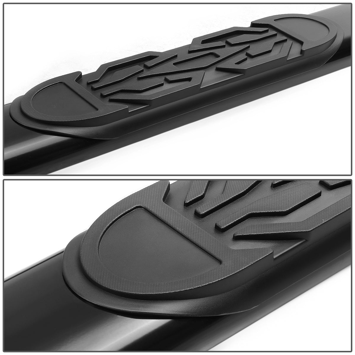 CAAP, 01-03 Ford F150 Crew Cab/SuperCrew 6"OD Oval Side Step Nerf Bar - Powder Coated Steel