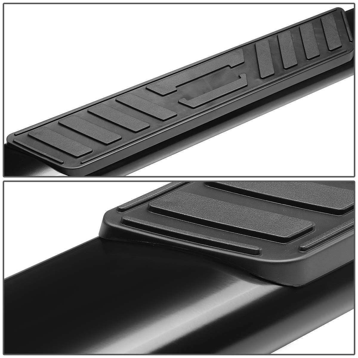 CAAP, 01-03 Ford F150 Crew/Super Cab 5"OD Oval Side Step Nerf Bar - Powder Coated Steel