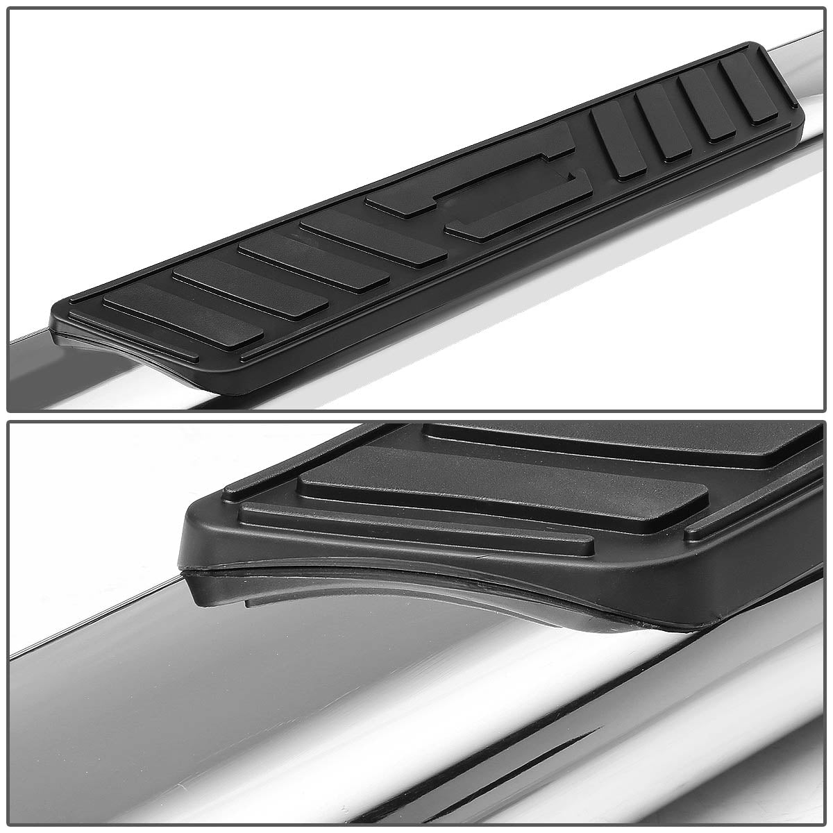 CAAP, 01-03 Ford F150 Crew/Super Cab 5"OD Oval Side Step Nerf Bar - Stainless Steel