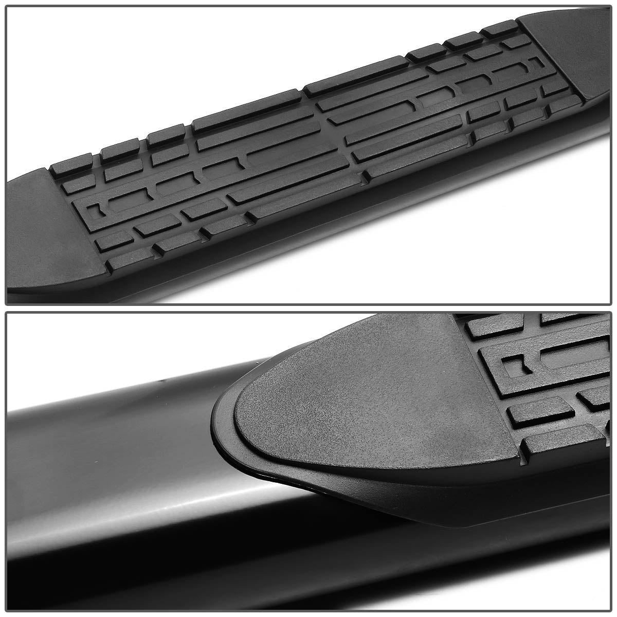 CAAP, 02-08 Dodge Ram 1500 2500 3500 Regular/Standard Cab 4"OD Oval Side Step Nerf Bar - Steel - Black