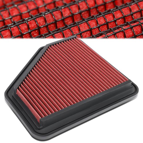 CAAP, 06-12 Toyota Rav4 2.4L 2.5L 3.5L Drop-In Panel Air Filter - Red