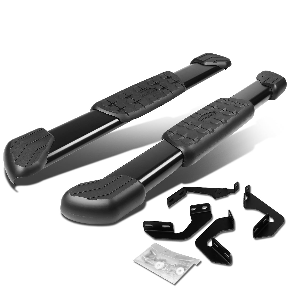 CAAP, 07-17 Toyota Tundra 2-Door Standard Cab 5" Step Bar Nerf Bar Running Boards - Aluminum - Black