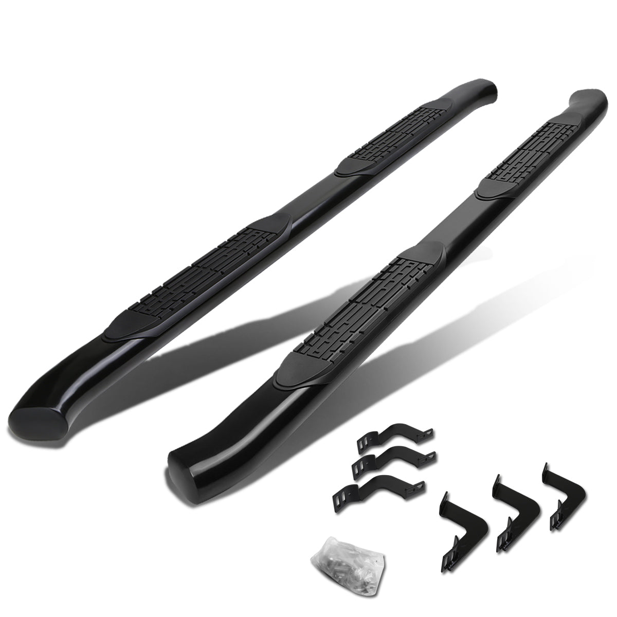 CAAP, 07-20 Toyota Tundra Crew Max/Extended Cab 4"OD Oval Side Step Nerf Bar - Powder Coated Steel