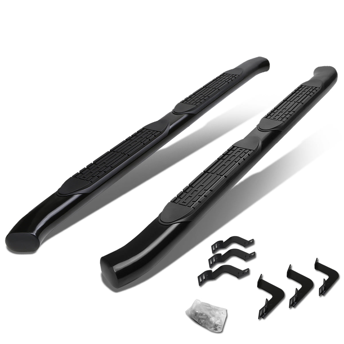 CAAP, 07-20 Toyota Tundra Crew/Double Cab 4"OD Oval Side Step Nerf Bar - Powder Coated Steel