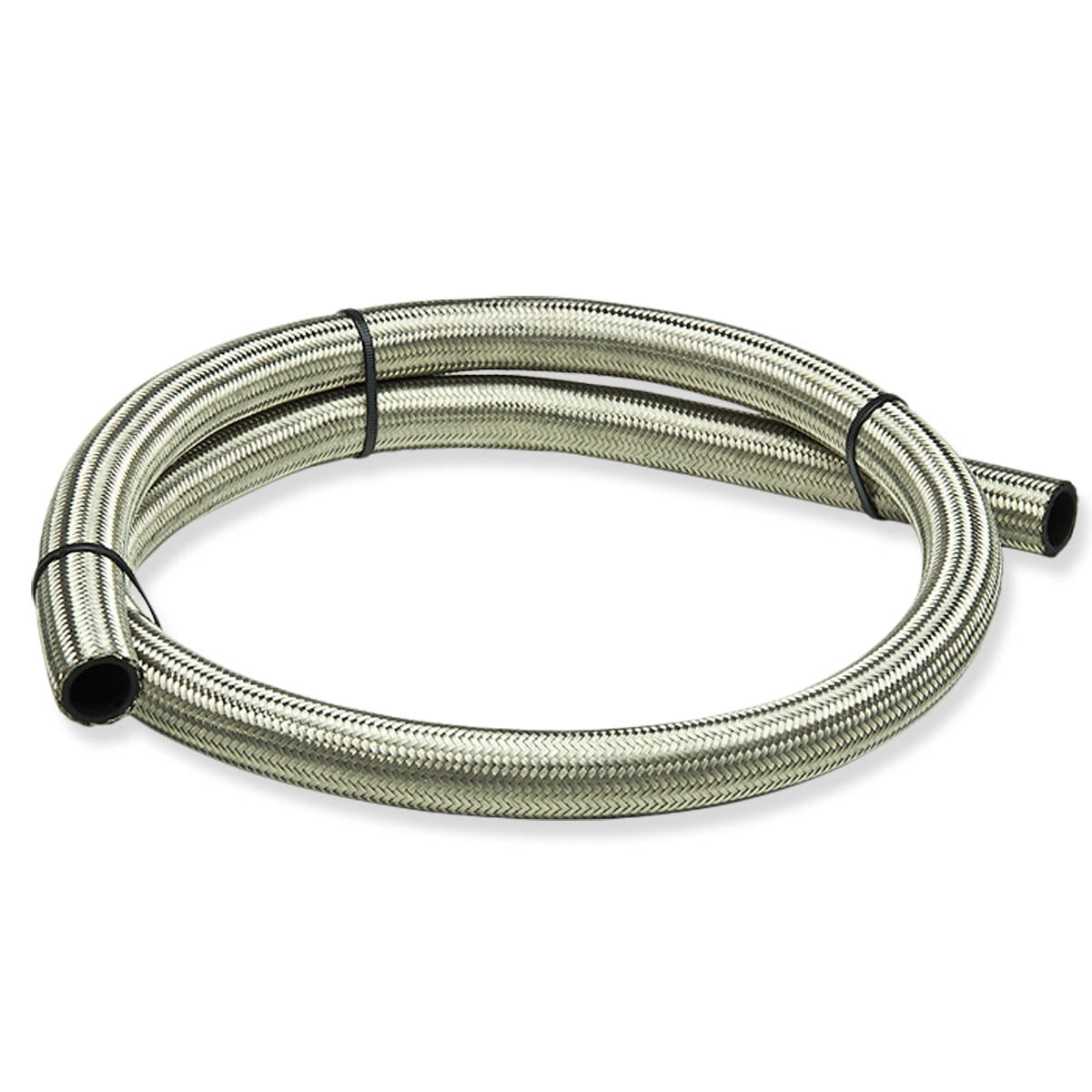 CAAP, 1 Feet AN4 Braided Oil/Gas/Fuel Line - Stainless Steel