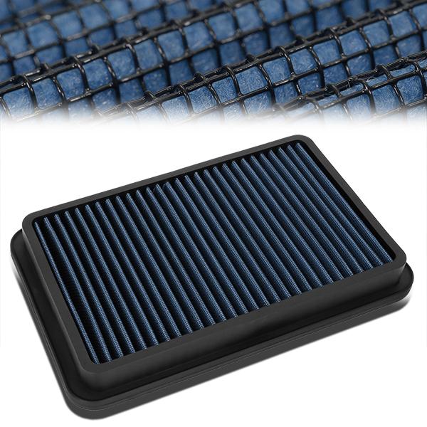 CAAP, 92-02 Toyota Corolla 1.6L 1.8L 95-02 Mazda Millenia 2.3L Drop-in Panel Air Filter - Blue