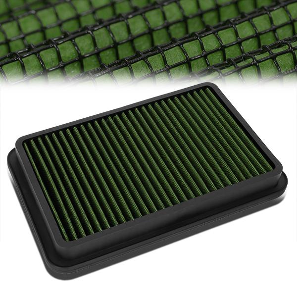 CAAP, 92-02 Toyota Corolla 1.6L 1.8L 95-02 Mazda Millenia 2.3L Drop-in Panel Air Filter - Green