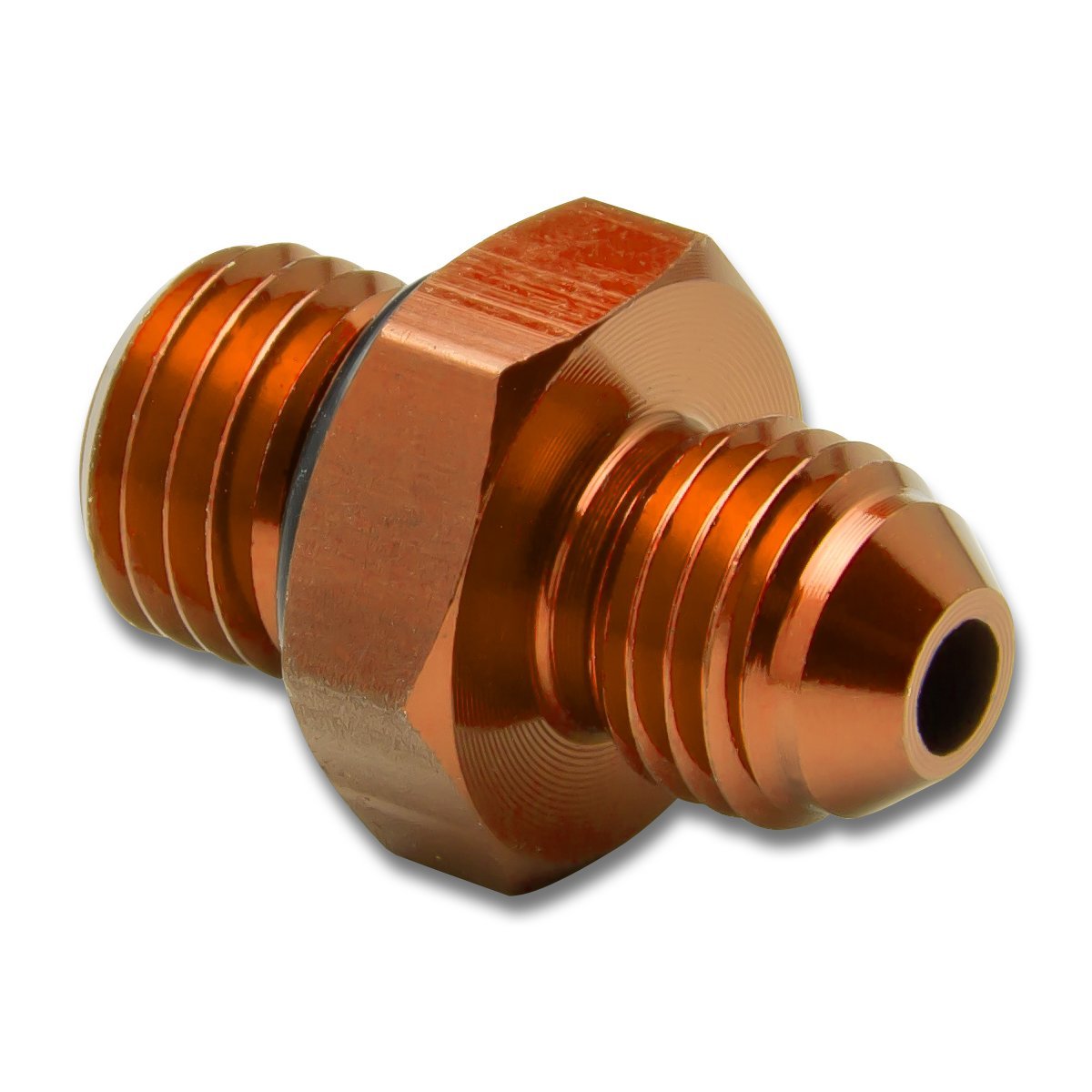 CAAP, AN4 M12 x 1.5 Oil Line Hose Male Union Fitting Adapter - Aluminum