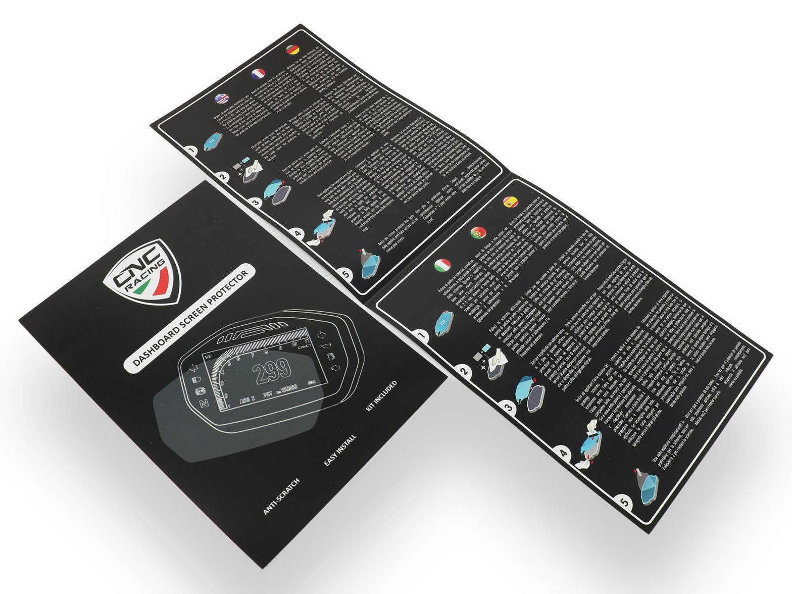 CNC Racing, DP021 - CNC RACING Aprilia Dashboard Screen Protectors kit