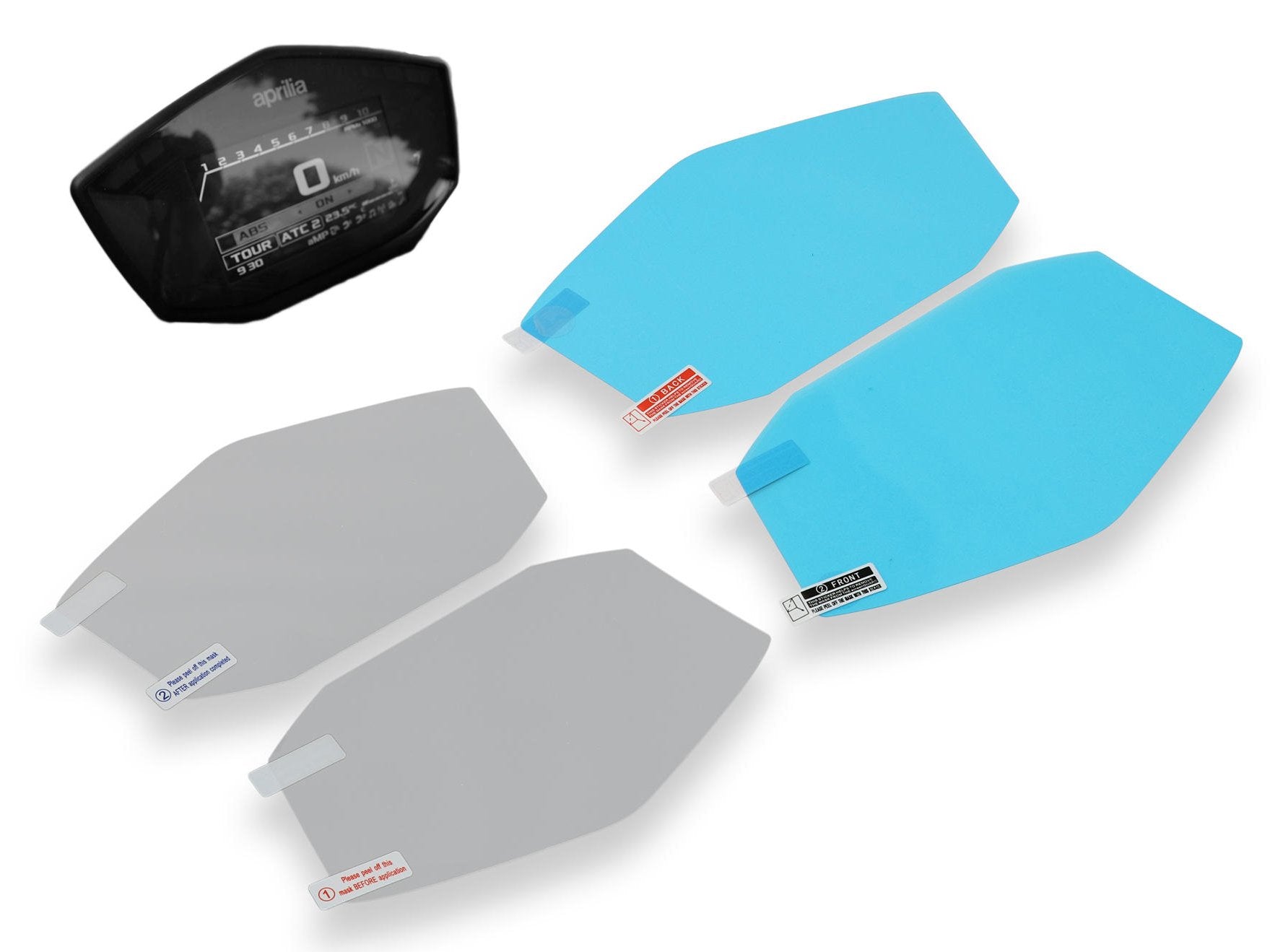 CNC Racing, DP021 - CNC RACING Aprilia Dashboard Screen Protectors kit