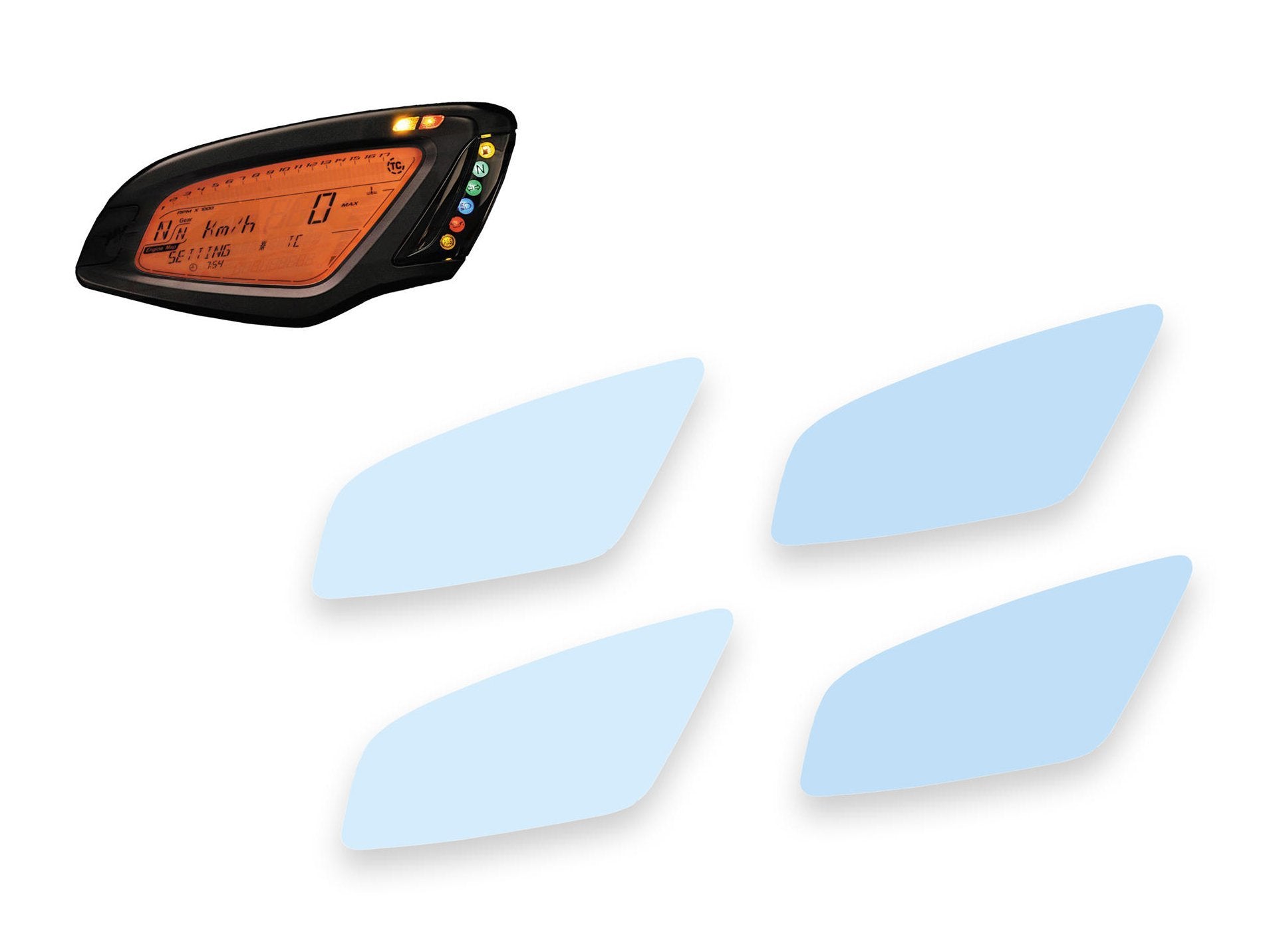 CNC Racing, DP026 - CNC RACING MV Agusta Dashboard Screen Protectors kit