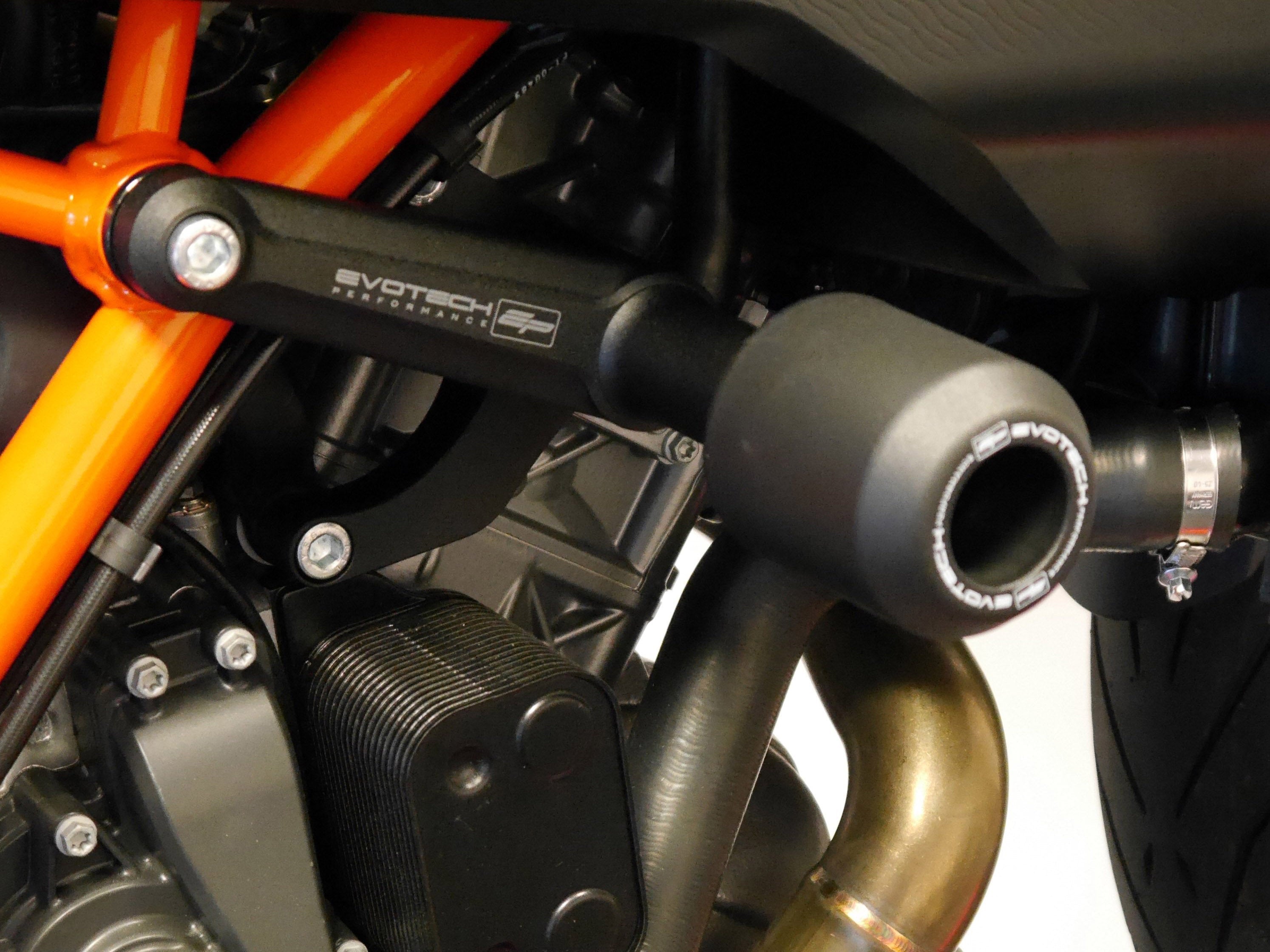 Evotech, EVOTECH KTM 1290 Super Duke GT Frame Crash Protection Sliders